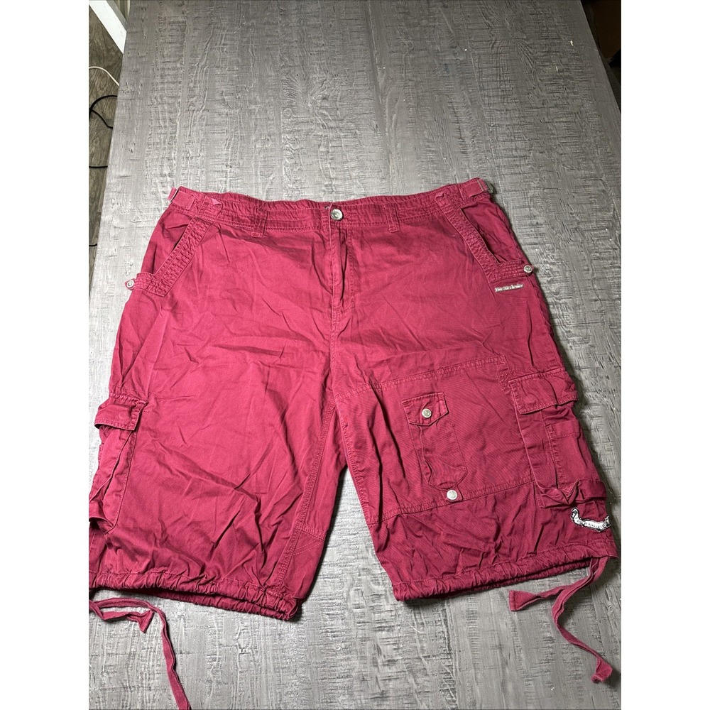 Vintage Y2K Live Mechanics red size 44 cargo loose‎ fit Adjustable Waist